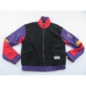 Serac Color Block Fleece Jacket Sz L 42 1990s